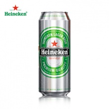 HEINEKEN 喜力啤酒 啤酒 罐装 500ml*24罐